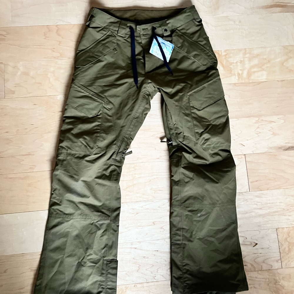 Burton DRYRIDE Olive Snowboarding/Skiing Pants Medium
